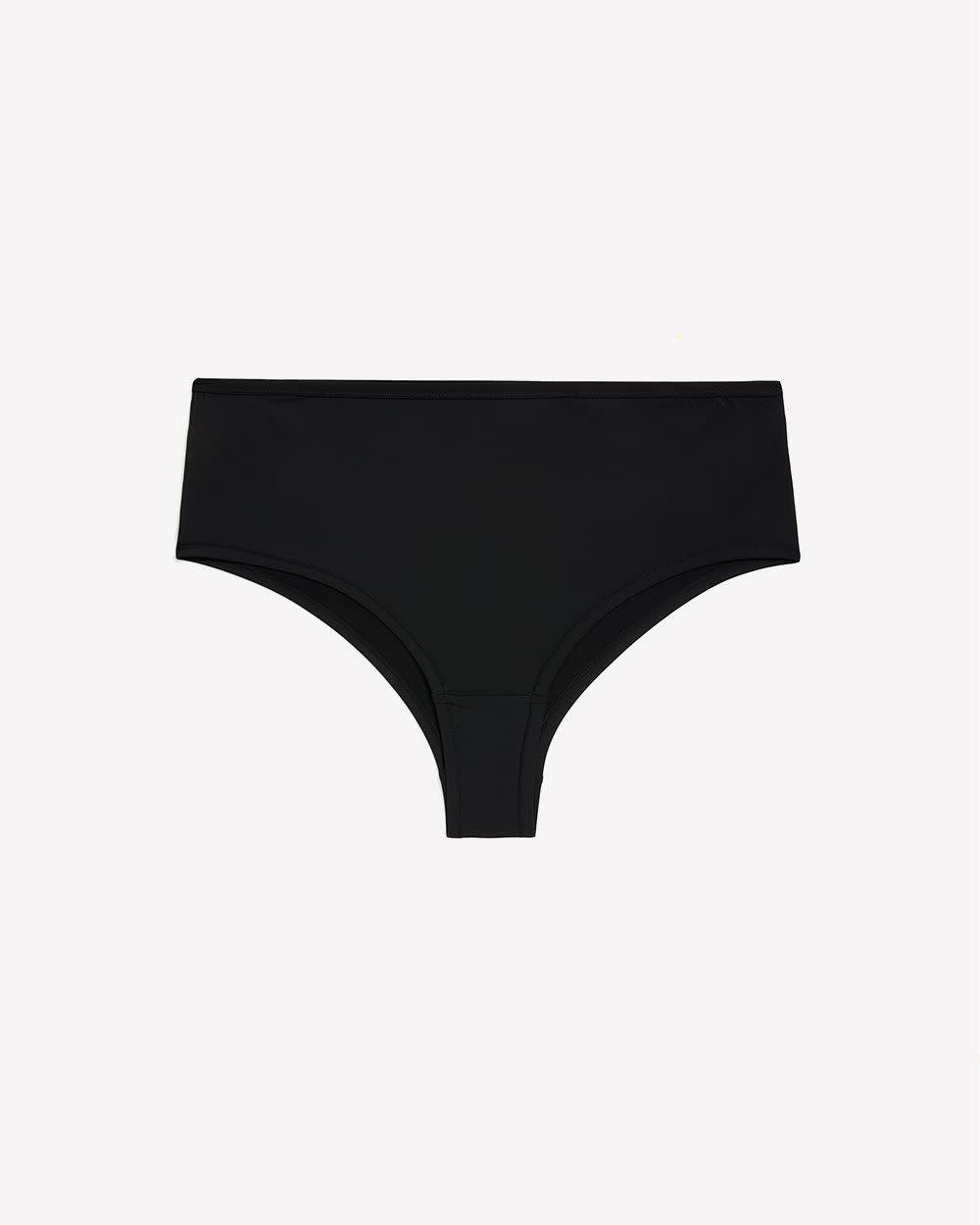Cheeky Black Microfibre Brief - tiVOGLIO