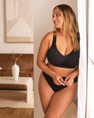 Cotton Wireless Basic Bra, 50-52 Sizes - tiVOGLIO