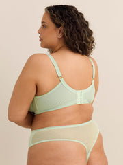 Clip Dot Mesh Thong - Déesse Collection