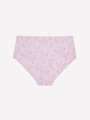 Lavender Floral Cotton Full Brief - ti Voglio