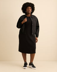Black Water-Repellent Collared Jacket - Active Zone