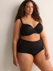 Microfibre Knit Boyshort with Lace - Déesse
