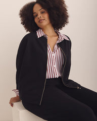 Responsible, Petite, Essential Ponte de Roma Wide-Leg Pant