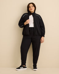 Knit Zip Front Track Jacket - Active Zone