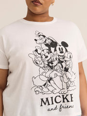 White Boxy Tee
