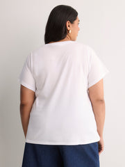 Responsible, Smooth Crew-Neck Short-Sleeve Cotton Knit Tee