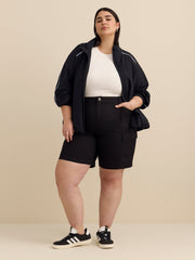 Solid Bermuda with cargo pockets