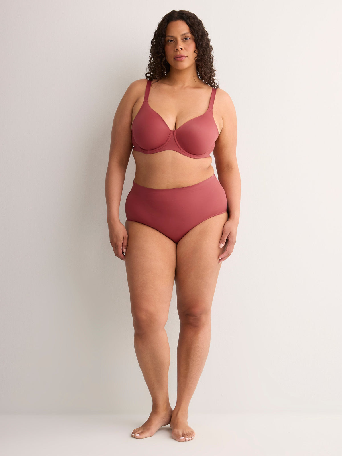 Red No-Show Full Microfibre Brief - tiVOGLIO