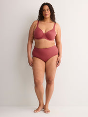 Red No-Show Full Microfibre Brief - tiVOGLIO