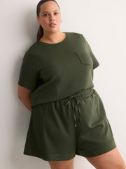 Responsible, Lightweight Scuba Knit Bermuda Short - Active Zone
