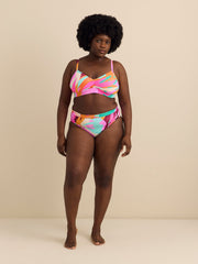 Drew Printed Fixed Triangle Bikini Top - Body Glove