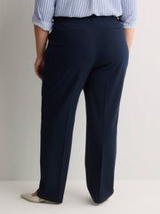 Navy Curvy Straight-Leg Savvy II Pant