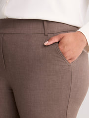 Grey Slim-Leg Savvy II Twill Pants